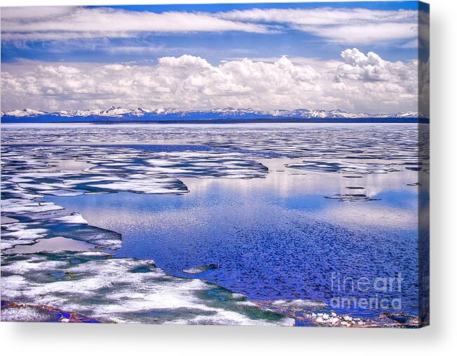 Lake Acrylic Print featuring the photograph Yellowstone Lake II by Juergen Klust