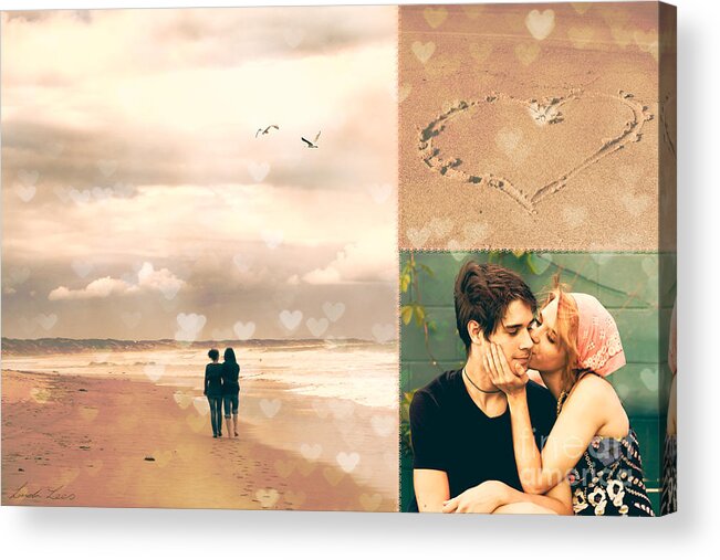 Love Acrylic Print featuring the photograph Young Love by Linda Lees