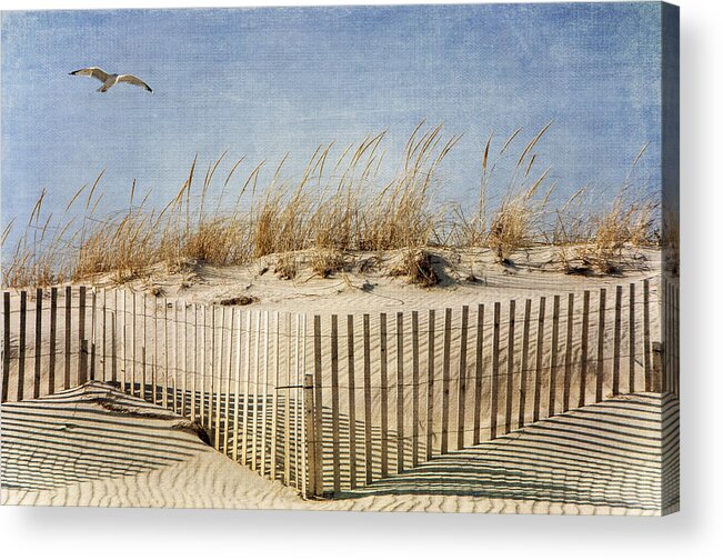 Beach Acrylic Print featuring the photograph Zig Zag Beach by Cathy Kovarik