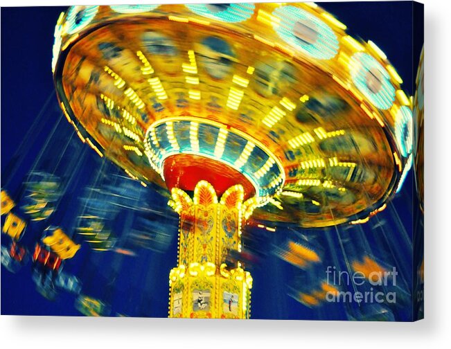 Motion Acrylic Print featuring the photograph Zoom by Lisa Argyropoulos