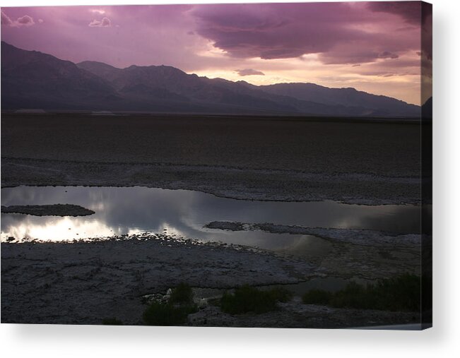 Badwater Basin Acrylic Print featuring the photograph Badwater Basin Death Valley National Park #1 by Benjamin Dahl