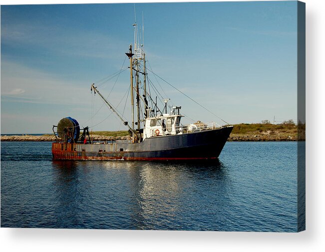 Boat Acrylic Print featuring the photograph Catch of the Day by Cathy Kovarik