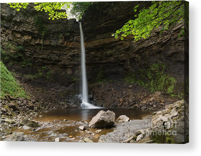 Hardraw Acrylic Print featuring the photograph Hardraw Force Wensleydale #2 by Louise Heusinkveld
