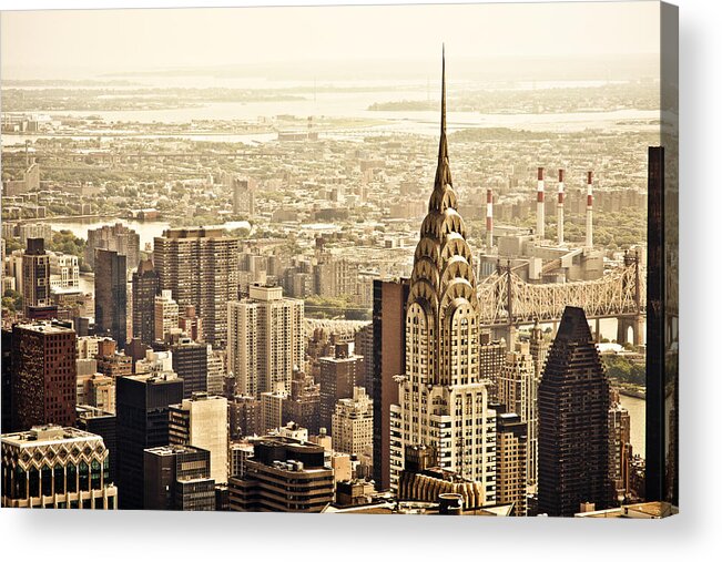 New York City Acrylic Print featuring the photograph New York City #1 by Vivienne Gucwa