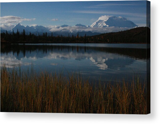 Wonder Lake Acrylic Print featuring the photograph Wonder Lake Denali National Park #1 by Benjamin Dahl
