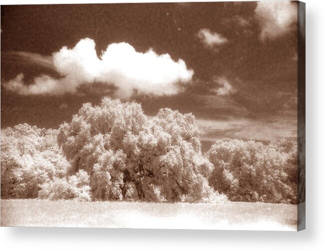 Landscape Acrylic Print featuring the photograph Passing Cloud by Jean Wolfrum