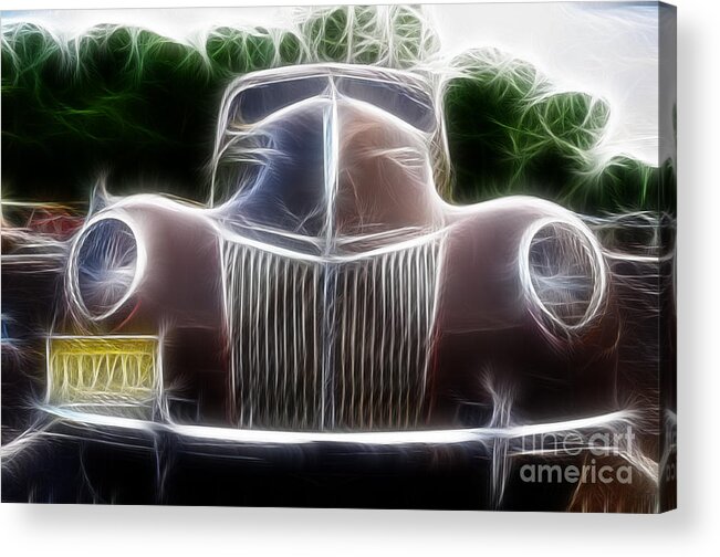 1939 Ford Deluxe Acrylic Print featuring the photograph 1939 Ford Deluxe by Paul Ward
