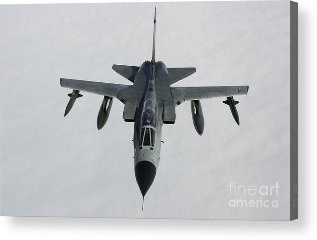 Germany Acrylic Print featuring the photograph A Luftwaffe Tornado Ids Over Northern #2 by Gert Kromhout