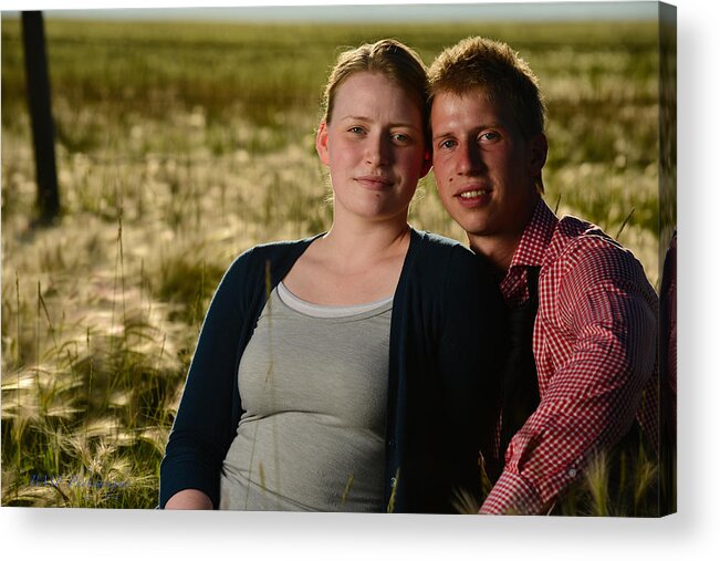  Acrylic Print featuring the photograph Courtney And Travis #2 by Edward Kovalsky