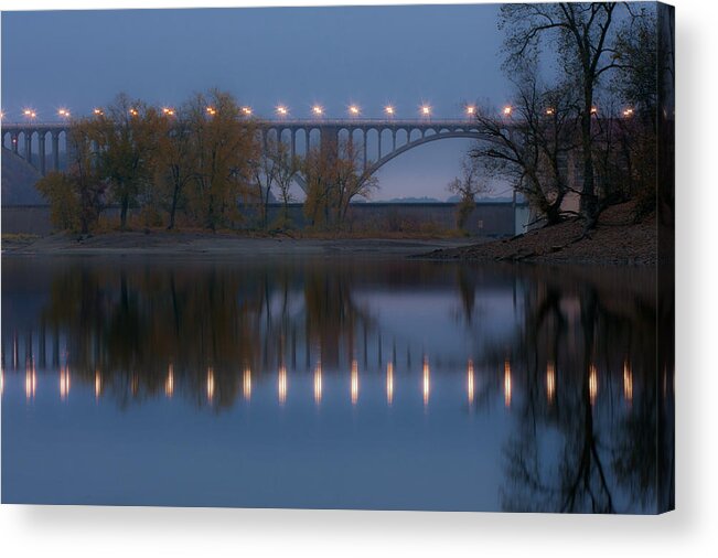 Bridge Acrylic Print featuring the photograph Ford Parkway Bridge #2 by Tom Gort