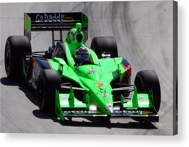 Danica Patrick Acrylic Print featuring the photograph Long Beach by Steve Parr
