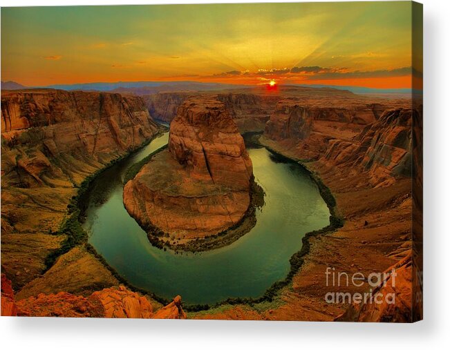  Acrylic Print featuring the photograph Horseshoe Bend #3 by Adam Jewell