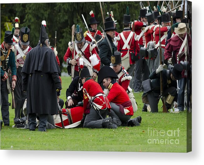 British Acrylic Print featuring the photograph The Battle of Queentson Heights #5 by JT Lewis