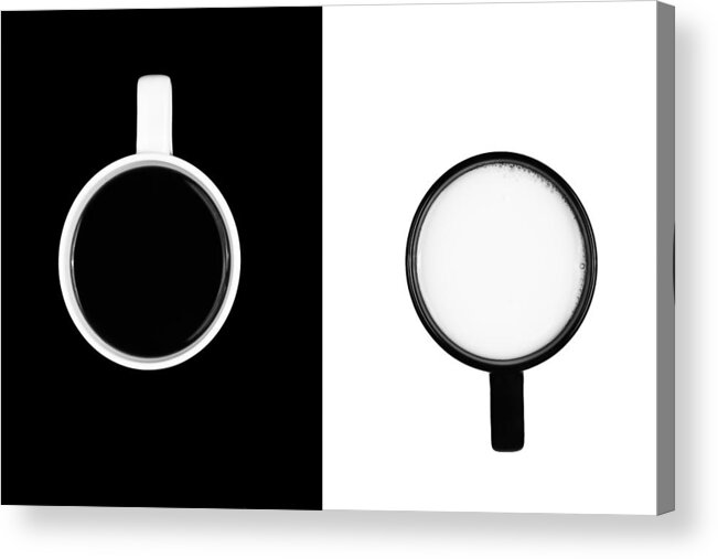 Background Acrylic Print featuring the photograph Yin and Yang #1 by Gert Lavsen