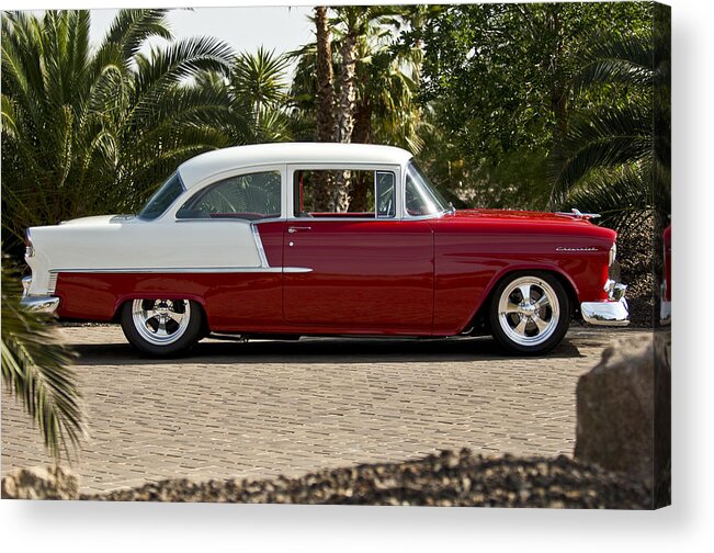 1955 Chevrolet 210 Acrylic Print featuring the photograph 1955 Chevrolet 210 #5 by Jill Reger