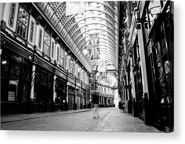 Leadenhall Acrylic Print featuring the photograph Leadenhall Market London #68 by David Pyatt
