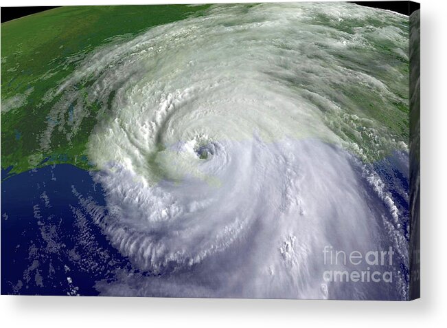21st Century Acrylic Print featuring the photograph Hurricane Katrina #8 by Science Source