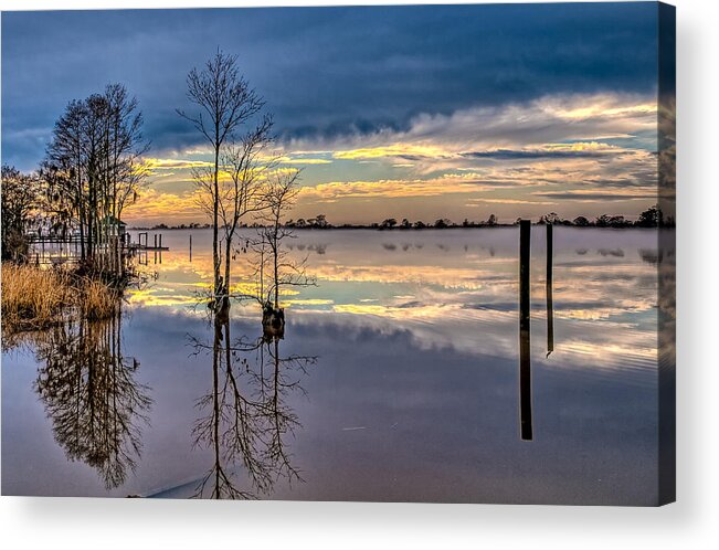 Sunset View Acrylic Print featuring the photograph A Brighter Day is Coming by Mike Covington