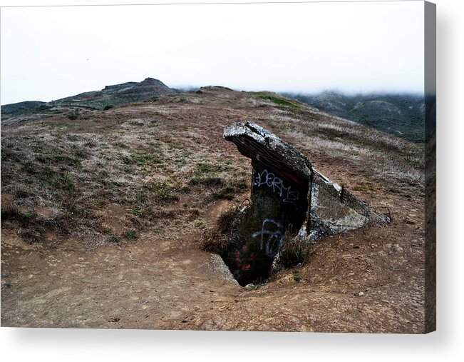 Abandoned Acrylic Print featuring the photograph Abandoned Entrance by Matt Hanson