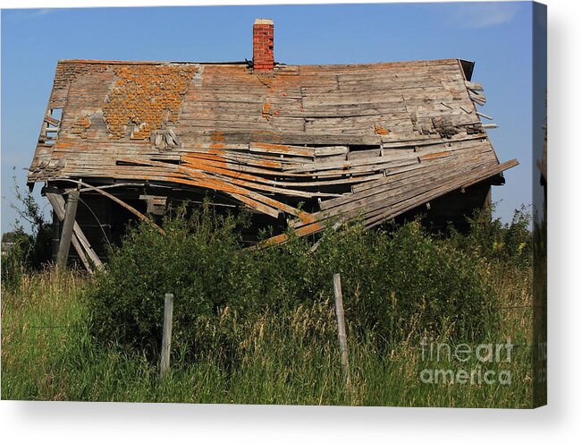 Abandoned Buildings Acrylic Print featuring the Abandoned House by Jim Sauchyn