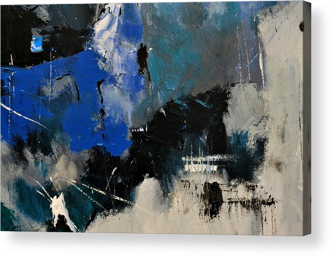 Abstract Acrylic Print featuring the painting Abstract 699031 by Pol Ledent