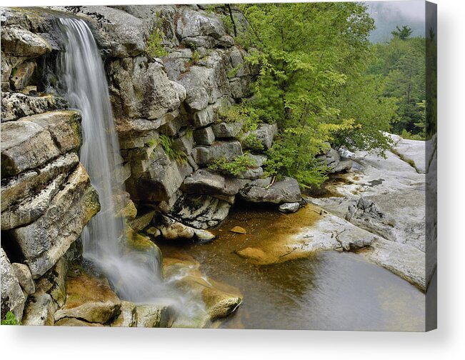 Waterfall Acrylic Print featuring the photograph Adams Falls - Shawangunk Mountains by Stephen Vecchiotti