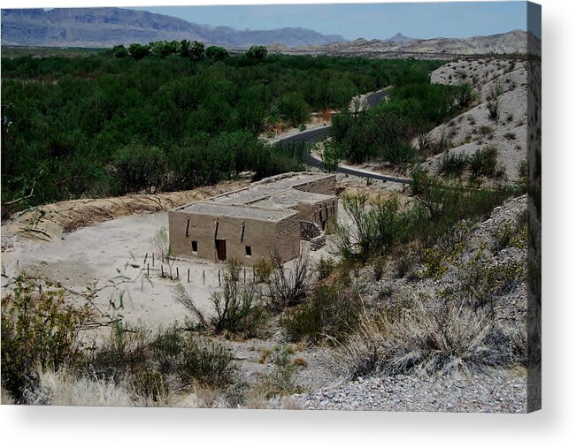 Adobe Acrylic Print featuring the photograph Adobe by Judy Hall-Folde