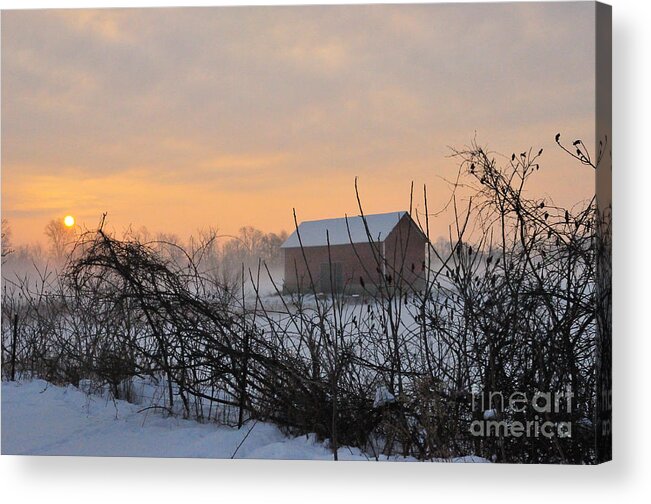 Morning Acrylic Print featuring the photograph All is Right with the World by David Arment