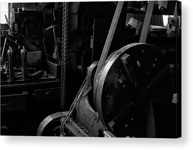 Dunklee Acrylic Print featuring the photograph Ames Mfg Co by Tom Singleton