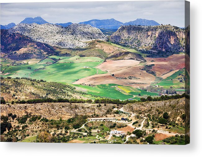 Andalucia Acrylic Print featuring the photograph Andalucia Countryside by Artur Bogacki