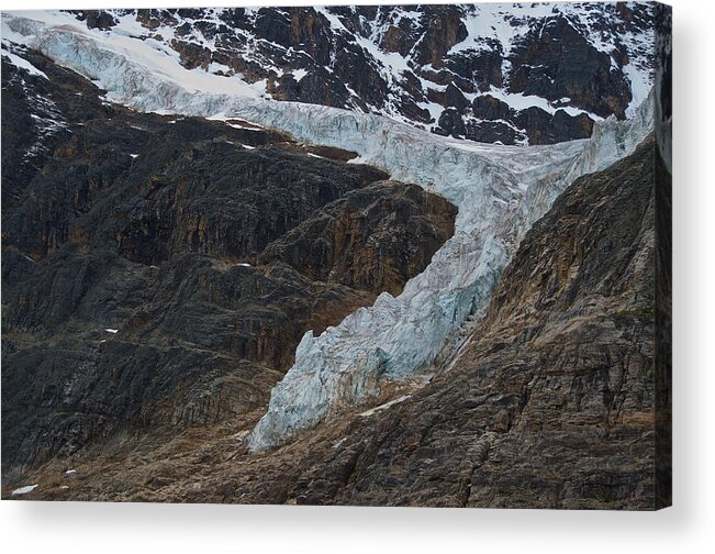  Jasper Acrylic Print featuring the photograph Angel Glacier 2 by David Kleinsasser