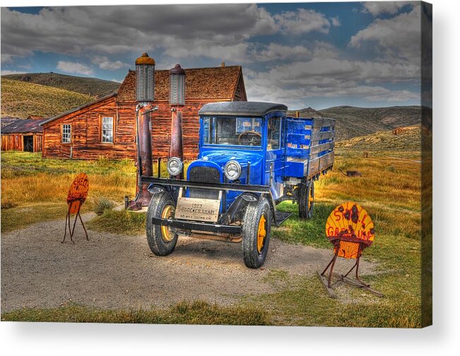 Antique Acrylic Print featuring the photograph Antique Truck in Bodie by Bruce Friedman
