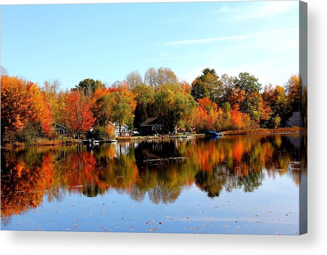 Autumn Colors Acrylic Print featuring the photograph Autumn Bronze by Charlene Reinauer