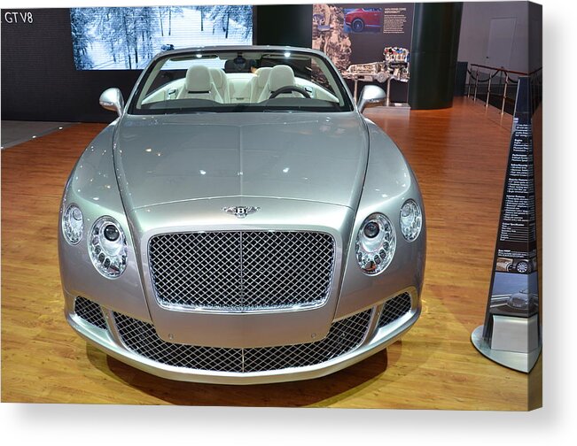 Bentley Acrylic Print featuring the photograph BENTLEY Starting price just below 200 000 by Randy J Heath