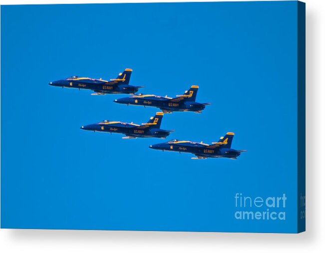  Blue Angels Acrylic Print featuring the photograph Blue Angels 26 by Mark Dodd