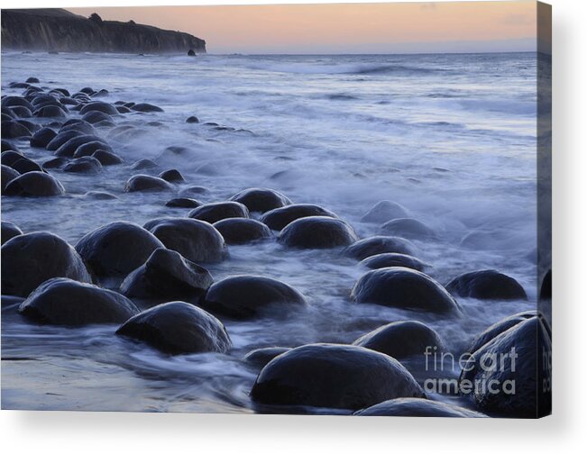 Ocean Acrylic Print featuring the photograph Bowling Ball Beach by Bob Christopher