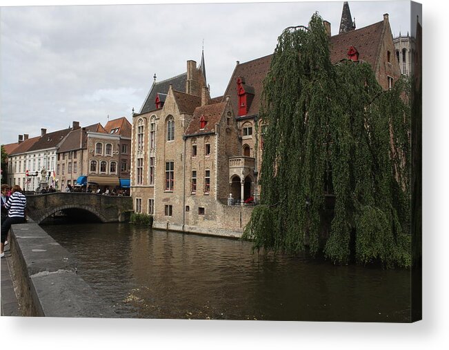 Brugge Acrylic Print featuring the photograph Brugge by Donna Walsh