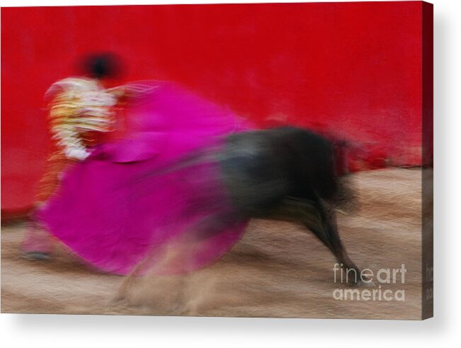 Spanish Tradition Acrylic Print featuring the photograph Bull Fighter - Mexico by Craig Lovell