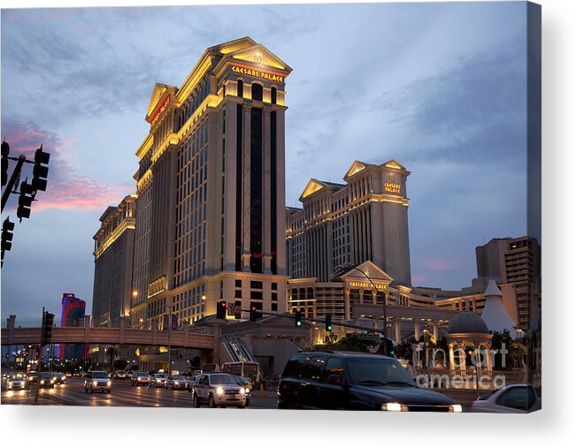 America Acrylic Print featuring the photograph Caesars Palace by Jane Rix