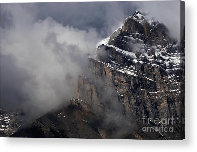 Canadian Rockies Acrylic Print featuring the photograph Canadian Rockies by Bob Christopher