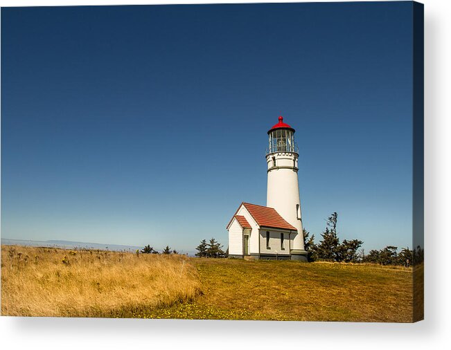 Lighthouse Acrylic Print featuring the photograph Cape Blanco Lighthouse by Randy Wood