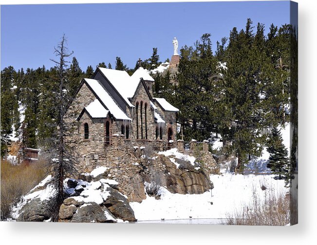 Church Acrylic Print featuring the photograph Chapel on the Rocks No. 3 by Dorrene BrownButterfield