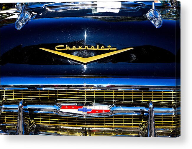 Chevrolet Acrylic Print featuring the photograph Chevrolet by Burney Lieberman