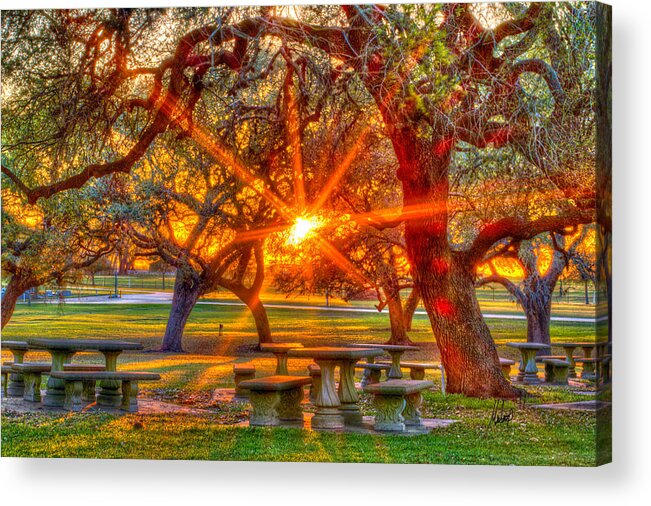 Picnic Acrylic Print featuring the photograph Church Light by Chris Multop