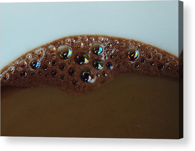 Coffee Acrylic Print featuring the photograph Coffee with milk by Dragan Kudjerski