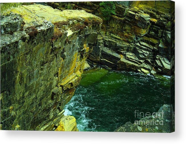  Water Acrylic Print featuring the photograph Colored Rocks by Jeff Swan