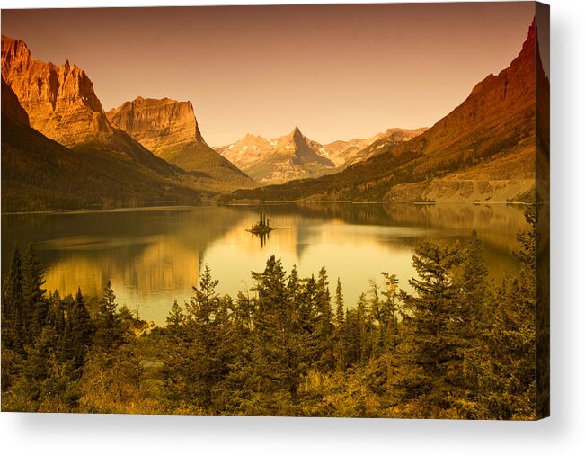 Landscape Acrylic Print featuring the photograph Crown of the Continent by Jane Kaufman
