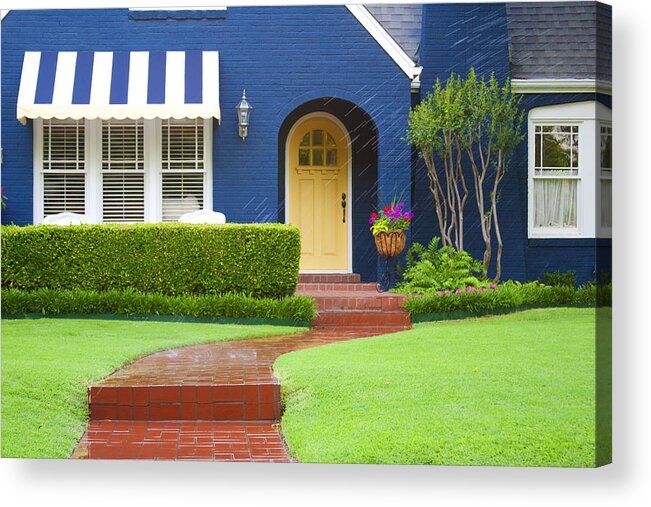 House Acrylic Print featuring the photograph Curb Appeal by Toni Hopper