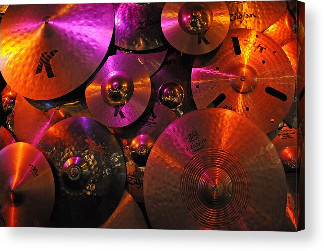 Cymbal Acrylic Print featuring the photograph Cymbalism by Mike Martin