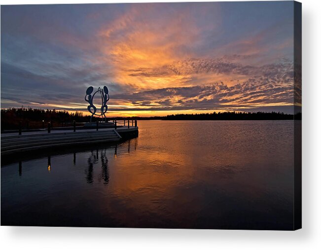 Drummers Acrylic Print featuring the photograph Drummers Sunset by Valerie Pond